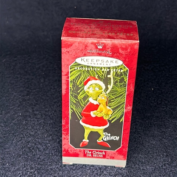 The Grinch Hallmark ornament, vintage 1998, new in box. - Picture 3 of 6